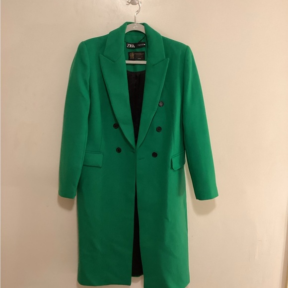 ZARA Double Breasted Wool Premium Coat - Picture 11 of 16